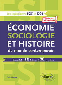 Economie, sociologie et histoire du monde contemporain