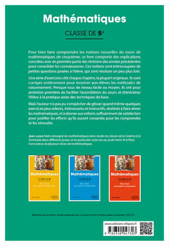 Mathématiques - Classe de 5e - Pour ceux qui veulent comprendre