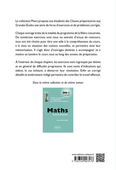 Mathématiques ECS-1 2e semestre