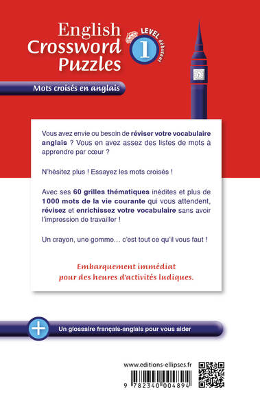 English Crossword Puzzles Level 1 Mots Croisés en Anglais