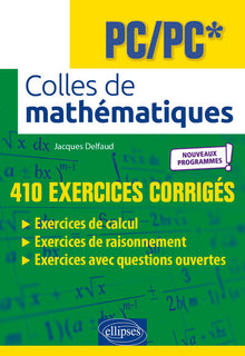 Colles de mathématiques - PC/PC* - Programme 2022