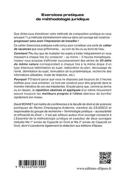Exercices pratiques de méthodologie juridique