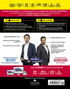 Le Grand Manuel du TAGE MAGE – N°1 DES VENTES – 16 tests blancs + 200 fiches de cours + 2000 vidéos – Édition 2021