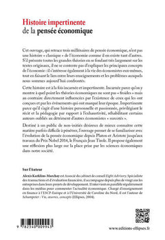 Histoire impertinente de la pensée économique. D’Aristote à Jean Tirole