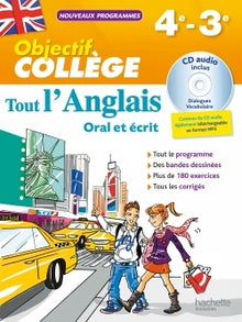 OBJECTIF Collège - Tout l'Anglais 4e-3e