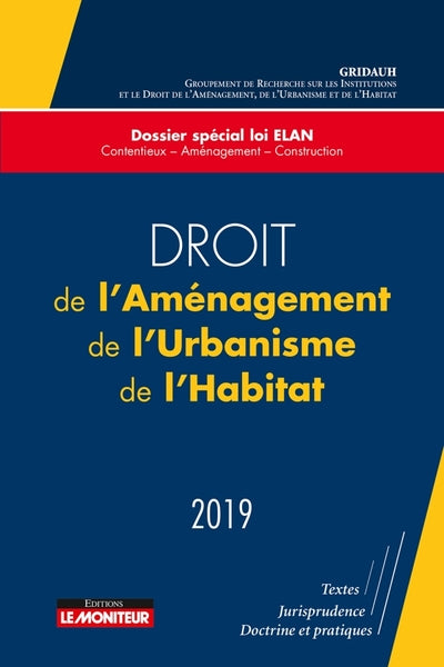 Droit de l'aménagement, de l'urbanisme, de l'habitat