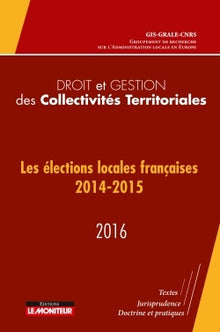 Droit et gestion des collectivités territoriales 2016