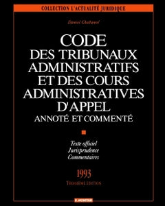 Code des tribunaux administratifs et des cours administratives d'appel