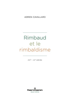 Rimbaud et le rimbaldisme