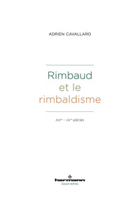 Rimbaud et le rimbaldisme