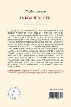 La réalité du bien