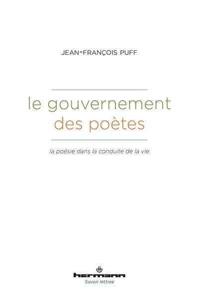 Le Gouvernement des poètes