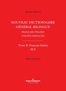 Nouveau dictionnaire général bilingue français-italien/italien-français, tome II