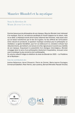 Maurice Blondel et la mystique