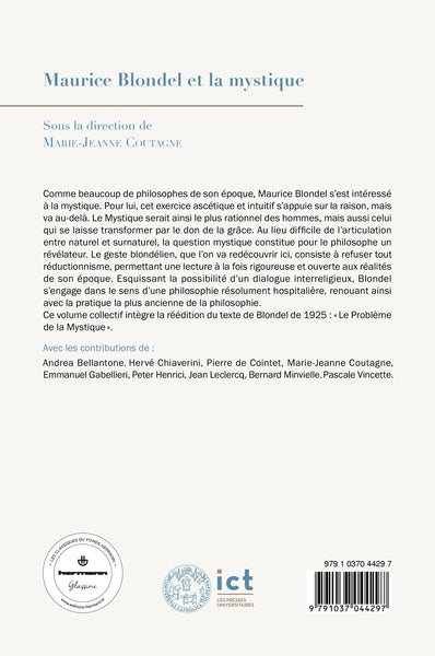 Maurice Blondel et la mystique