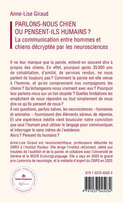 Parlons-nous chien ou pensent-ils humain ?