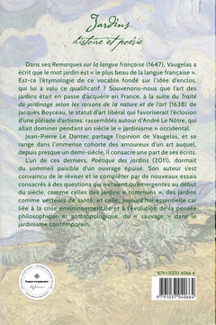 Jardins - histoire et poésie