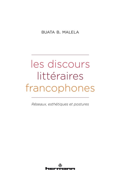 Les discours littéraires francophones