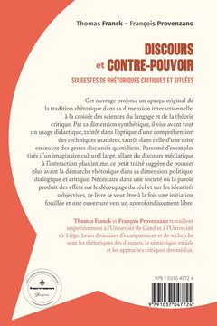 Discours et contre-pouvoir