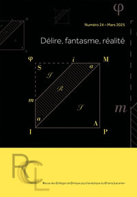 Revue des Collèges de Clinique psychanalytique du Champ Lacanien n°24