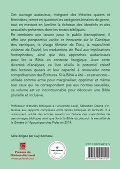 Bible, genres et sexualités