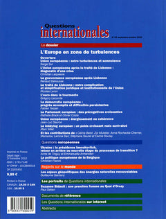 L'Europe en zone de turbulences