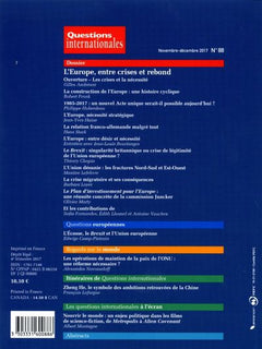 L'Europe, entre crises et rebond