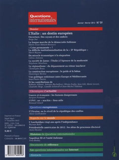 L'Italie - Un destin européen