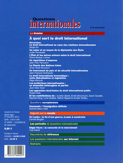 A quoi sert le droit international ?