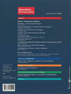 Russie : La puissance solitaire