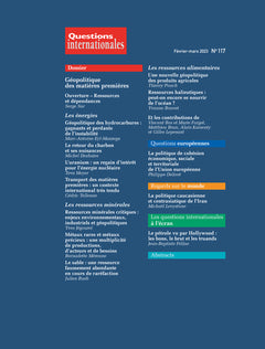 Géopolitique des matières premières