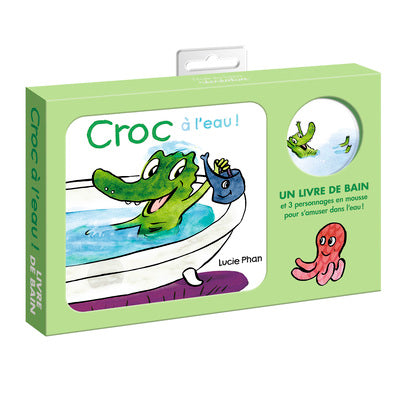 Croc à l'eau ! (livre de bain)