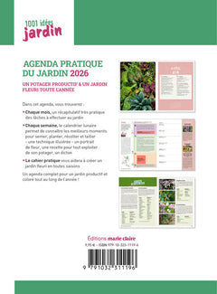 Agenda pratique du jardin 2026