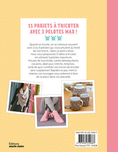 Tricoter avec 3 pelotes