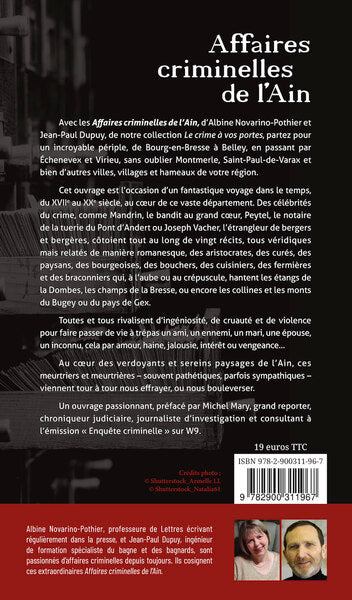 Affaires criminelles de l'Ain