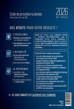 Code de procédure pénale 2026