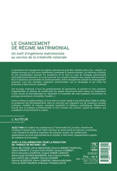 Le changement de régime matrimonial