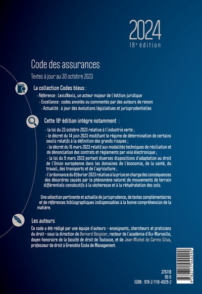 Code des assurances 2024