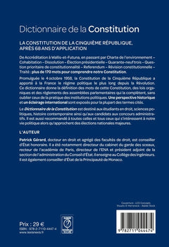 Dictionnaire de la Constitution