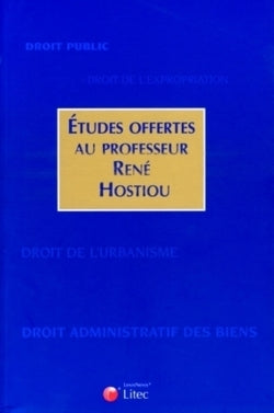 Etudes offertes au Professeur René Hostiou