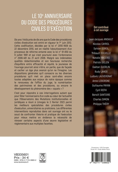 Le 10e anniversaire du Code des procédures civiles d'exécution