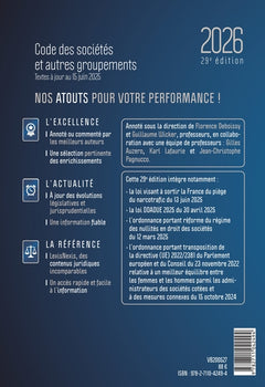 Code des sociétés et autres groupements 2026