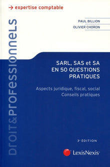 SARL SAS SA en 50 questions pratiques