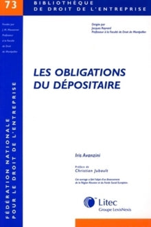 Les obligations du dépositaire