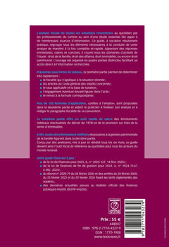 Guide fiscal des actes 2ème semestre 2025