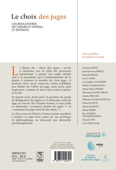 Le choix des juges