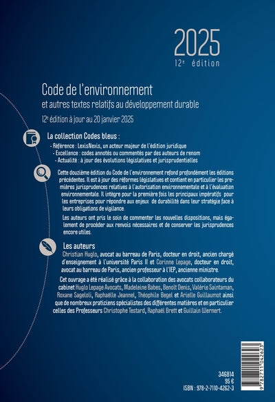Code de l'environnement 2025