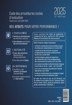 Code des procédures civiles d'exécution 2025