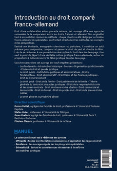 Introduction au droit comparé franco-allemand