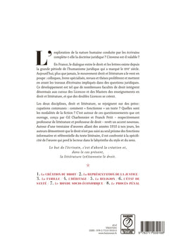 Quand la littérature moderne (re)invente le droit